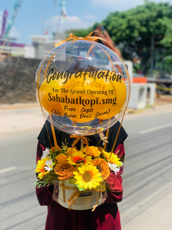 buket bunga balon